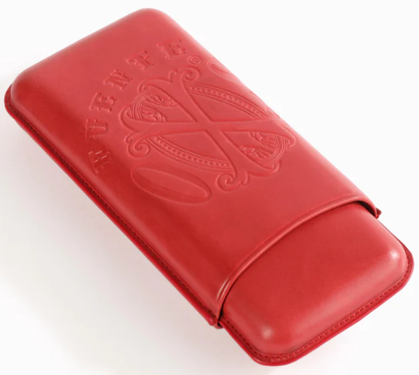 Opus X Society Spanish Nobuk Red Leather Case