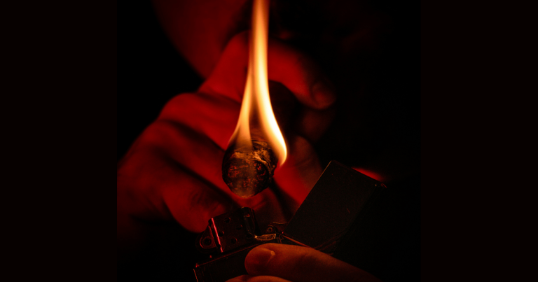 where to light a cigar