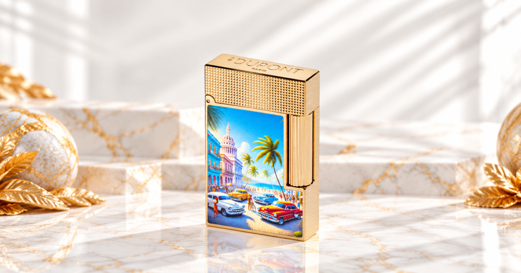 S.T. Dupont Ligne 2 Touring Cuba Gold