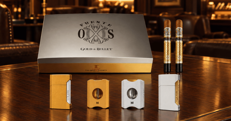 Opus X Society Gold and Bullet Cigars and Luxury Accessories